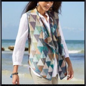 NWT Peruvian Connection Regatta Vest, size small